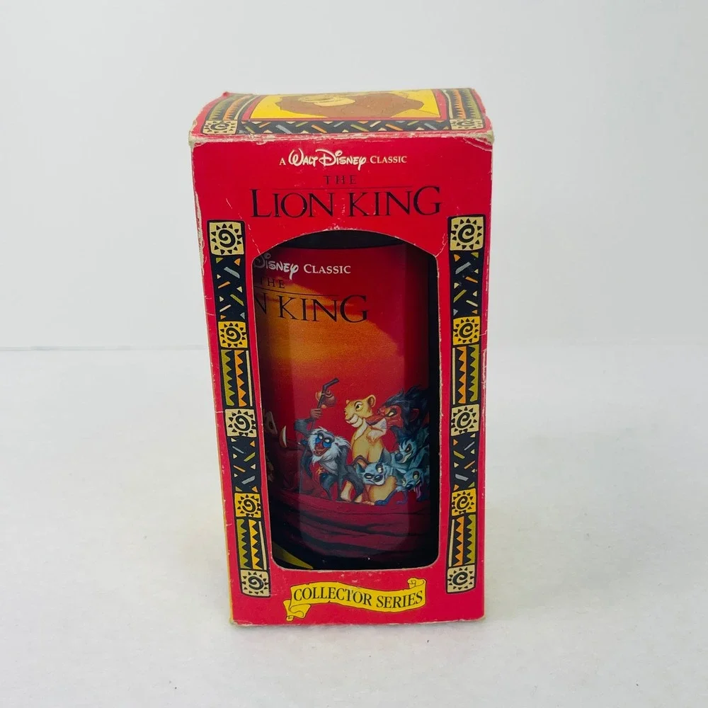 Vintage 1994 Disney Lion King Burger King Coca-Cola Collector Glass Series 3 Box